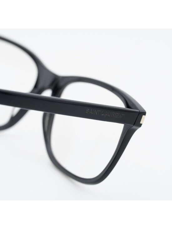 Saint Laurent SL288 SLIM 001 Eyeglasses Black 54mm Rectangle Frame main image 3